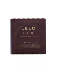 LELO - PRÉSERVATIFS HEX RESPECT XL PAQUET DE 12 LELO - PRÉSERVATIFS HEX RESPECT XL PAQUET DE 12