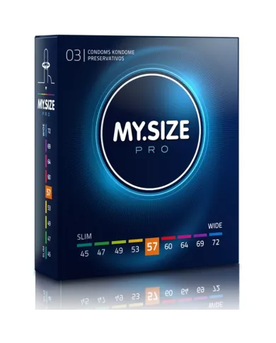 MY SIZE - PRO PRÉSERVATIFS 57 MM 3 UNITÉS