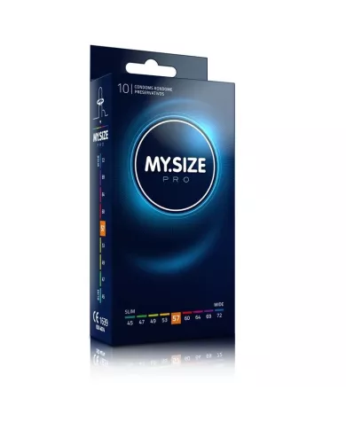 MY SIZE - PRO PRÉSERVATIFS 57 MM 10 UNITÉS