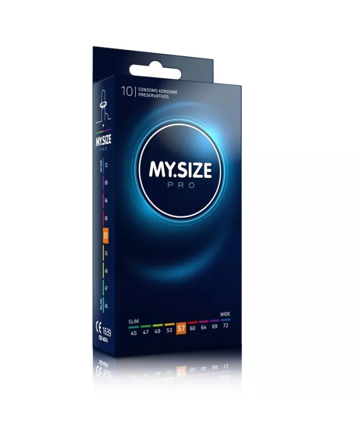 MY SIZE - PRO PRÉSERVATIFS 57 MM 10 UNITÉS MY SIZE - PRO PRÉSERVATIFS 57 MM 10 UNITÉS