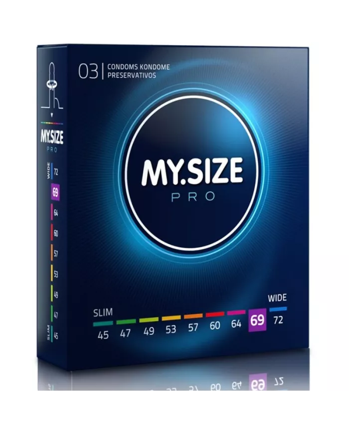 MY SIZE - PRO PRESERVATIFS 69 MM 3 UNITES MY SIZE - PRO PRESERVATIFS 69 MM 3 UNITES