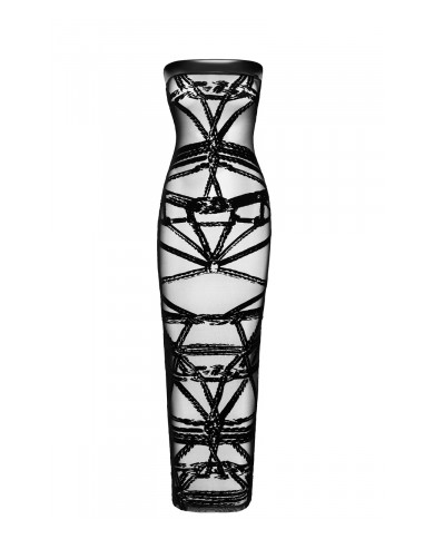 Robe bustier Bondesque F358 - Noir Handmade