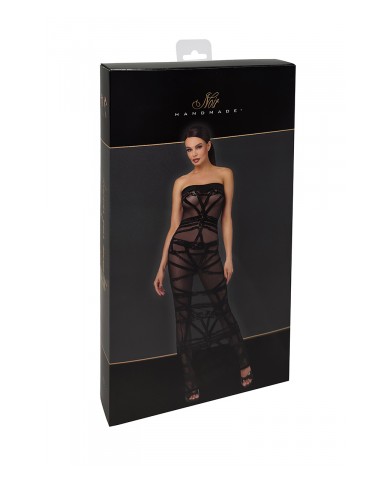 Robe bustier Bondesque F358 - Noir Handmade