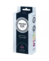 MISTER SIZE - PRÉSERVATIFS TAILLE XXL 64 MM (10 UNITÉS) MISTER SIZE - PRÉSERVATIFS TAILLE XXL 64 MM (10 UNITÉS)