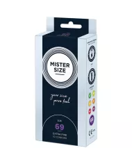 MISTER SIZE - PRÉSERVATIFS TAILLE XXXL 69 MM (10 UNITÉS) MISTER SIZE - PRÉSERVATIFS TAILLE XXXL 69 MM (10 UNITÉS)