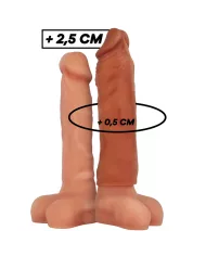 VIRILXL - EXTENSION DE PÉNIS MARRON EN SILICONE LIQUIDE V5 VIRILXL - EXTENSION DE PÉNIS MARRON EN SILICONE LIQUIDE V5