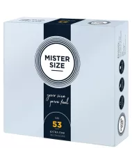 MISTER SIZE - PRÉSERVATIF TAILLE M 53 MM (36 UNITÉS)