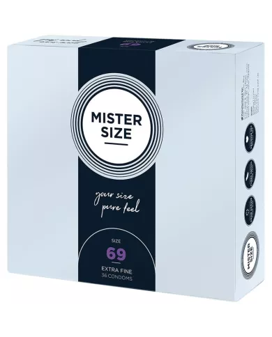 MISTER SIZE - PRÉSERVATIFS TAILLE XXXL 69 MM (36 UNITÉS)