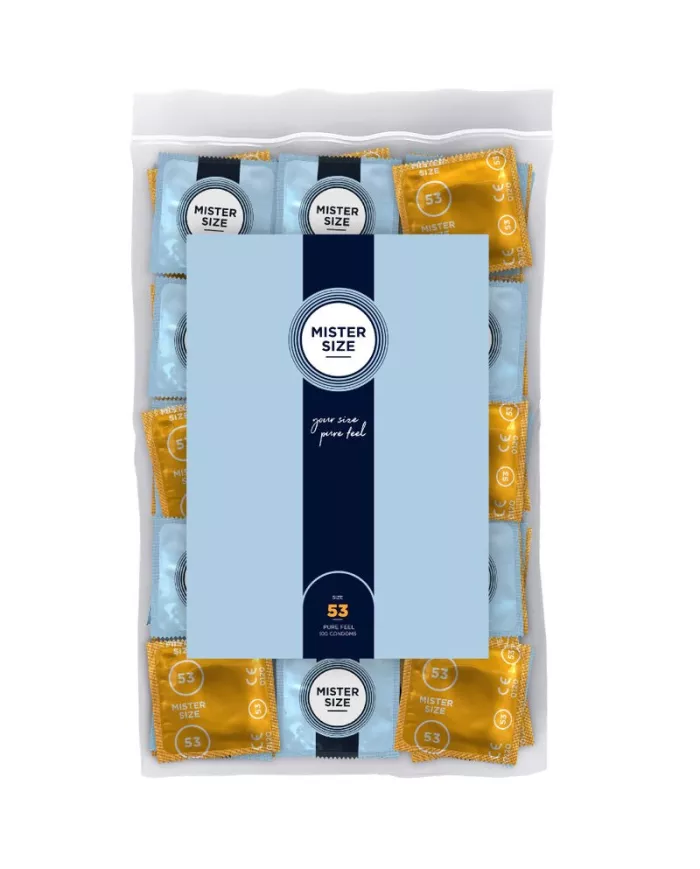 MISTER SIZE - PRÉSERVATIF TAILLE M 53 MM (100 UNITÉS) MISTER SIZE - PRÉSERVATIF TAILLE M 53 MM (100 UNITÉS)