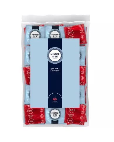 MISTER SIZE - PRÉSERVATIF TAILLE XL 60 MM (100 UNITÉS)