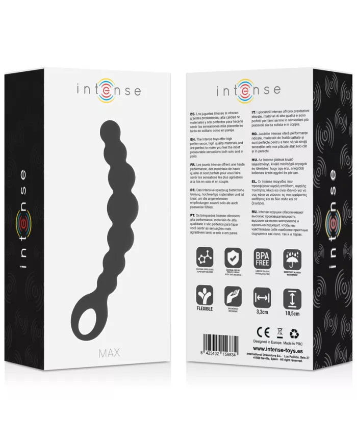 INTENSE - BILLES ANAL MAX NOIR INTENSE - BILLES ANAL MAX NOIR