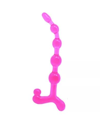 BAILE - BALLES ANAL ROSE BENDY TWIST BAILE - BALLES ANAL ROSE BENDY TWIST