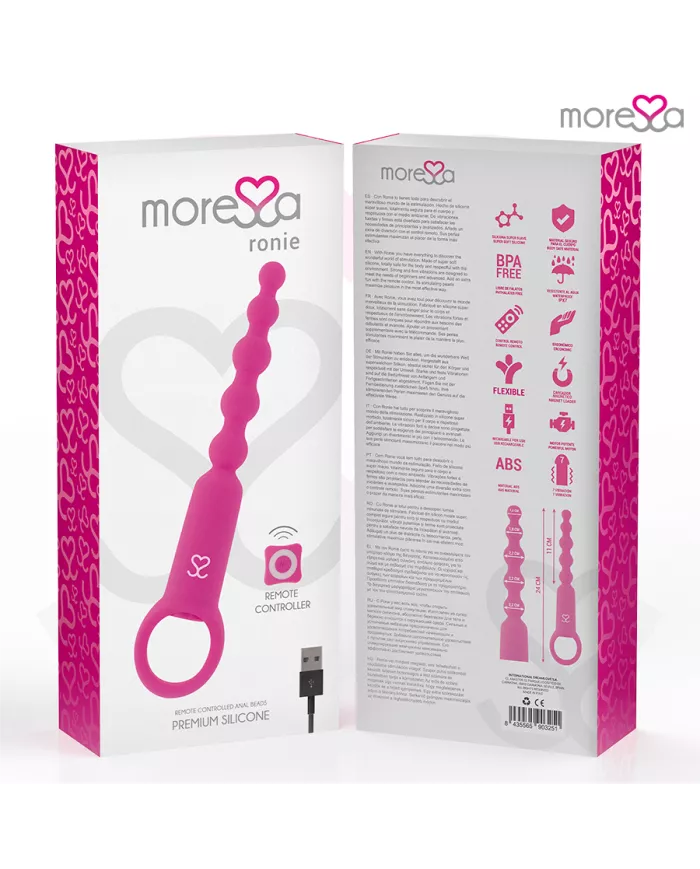 MORESSA - RONIE TÉLÉCOMMANDE PLAISIR ANAL ROSE