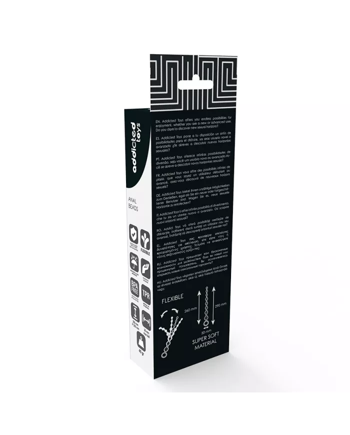 ADDICTED TOYS - BILLES ANAL 29 CM NOIR ADDICTED TOYS - BILLES ANAL 29 CM NOIR