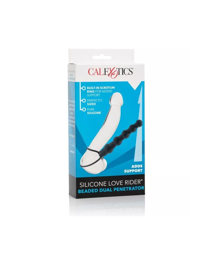 CALEXOTICS - PERLE DOUBLE PÉNÉTRATEUR NOIR CALEXOTICS - PERLE DOUBLE PÉNÉTRATEUR NOIR