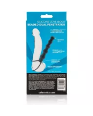 CALEXOTICS - PERLE DOUBLE PÉNÉTRATEUR NOIR CALEXOTICS - PERLE DOUBLE PÉNÉTRATEUR NOIR