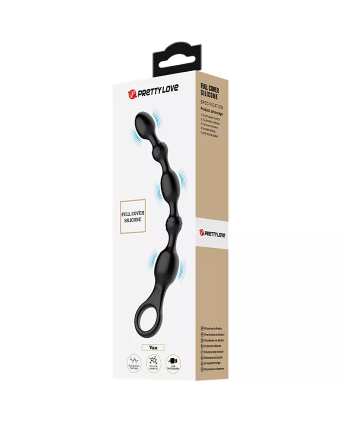 PRETTY LOVE - BALLES ANAL VAN 10 VIBRATIONS RECHARGEABLES EN SILICONE PRETTY LOVE - BALLES ANAL VAN 10 VIBRATIONS RECHARGEABLES EN SILICONE