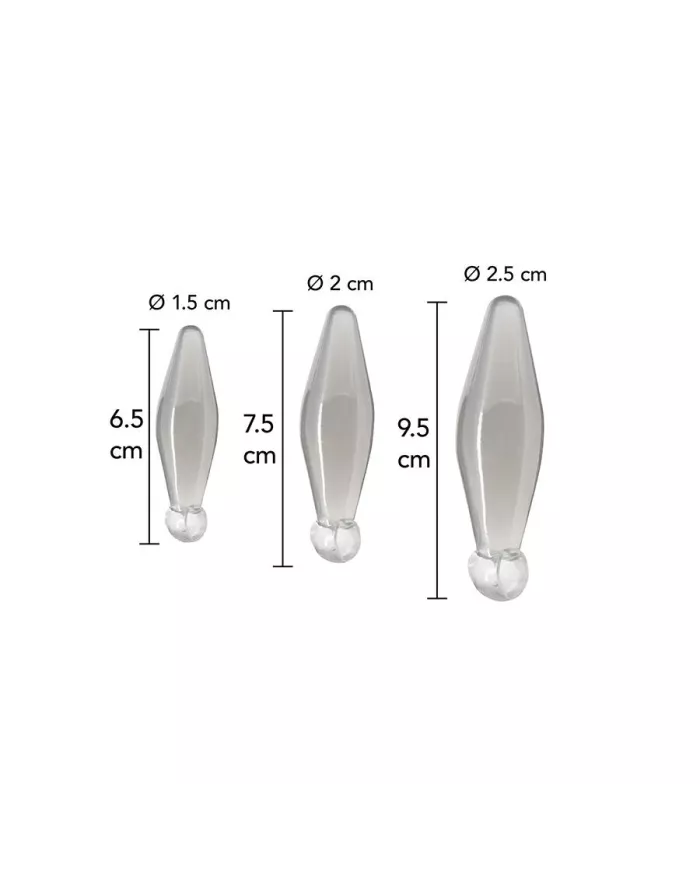 TOYJOY - JEU ANAL FINGER RIMMER 3 PIÈCES TRANSPARENT