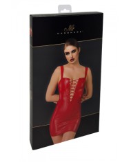 Mini robe lacée Bombshell F364 - Noir Handmade