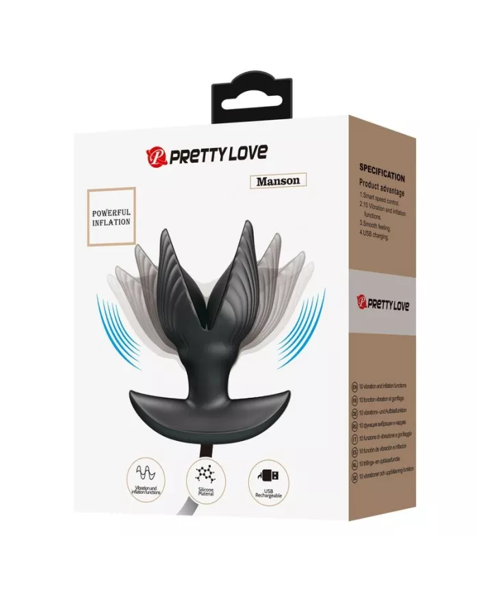 PRETTY LOVE - PLUG ANAL GONFLABLE & RECHARGEABLE