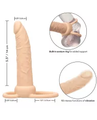 CALEXOTICS - PERFORMANCE MAXX RECHARGEABLE DOUBLE PÉNÉTRATEUR PEAU CLAIRE CALEXOTICS - PERFORMANCE MAXX RECHARGEABLE DOUBLE PÉNÉTRATEUR PEAU CLAIRE