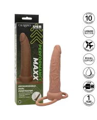 CALEXOTICS - PERFORMANCE MAXX RECHARGEABLE DOUBLE PÉNÉTRATEUR PEAU BRUN CALEXOTICS - PERFORMANCE MAXX RECHARGEABLE DOUBLE PÉNÉTRATEUR PEAU BRUN