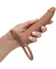 CALEXOTICS - PERFORMANCE MAXX RECHARGEABLE DOUBLE PÉNÉTRATEUR PEAU BRUN CALEXOTICS - PERFORMANCE MAXX RECHARGEABLE DOUBLE PÉNÉTRATEUR PEAU BRUN