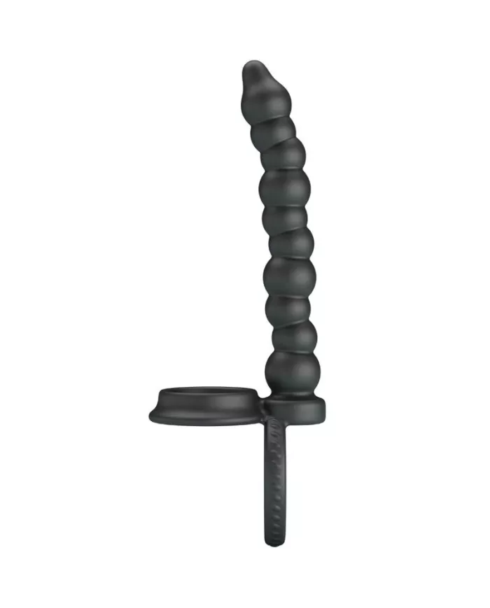 PRETTY LOVE - ANNEAU PÉNÉTRANT À DOUBLE PÉNÉTRATION DILLION NOIR