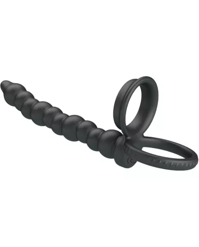 PRETTY LOVE - ANNEAU PÉNÉTRANT À DOUBLE PÉNÉTRATION DILLION NOIR