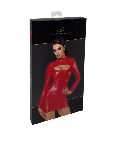 Mini robe Bombshell F367 - Noir Handmade