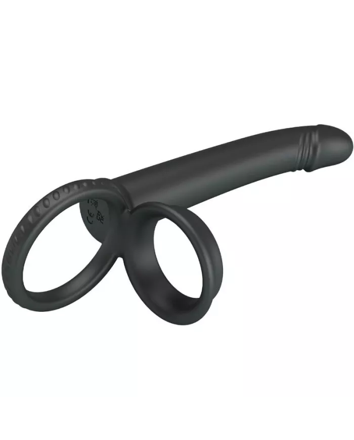 PRETTY LOVE - DILLION DOUBLE PÉNÉTRATION DOUBLE ANNEAU PÉNAL NOIR PRETTY LOVE - DILLION DOUBLE PÉNÉTRATION DOUBLE ANNEAU PÉNAL NOIR