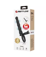 PRETTY LOVE - ANNEAU PÉNIS VIBRANT TATUM AVEC PLUG 10 VIBRATIONS NOIR PRETTY LOVE - ANNEAU PÉNIS VIBRANT TATUM AVEC PLUG 10 VIBRATIONS NOIR