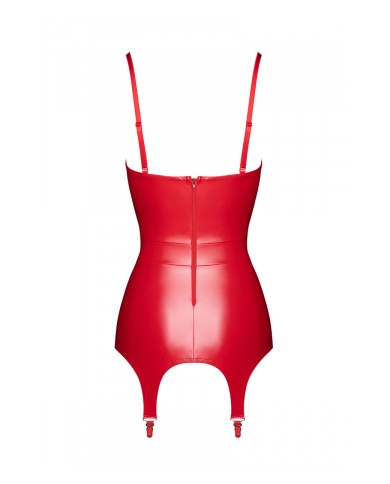 Corset à jarretelles Bombshell F368 - Noir Handmade