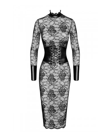 Robe corset Noirelle F375 - Noir Handmade