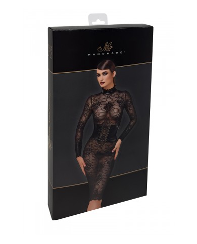 Robe corset Noirelle F375 - Noir Handmade