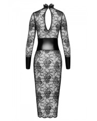 Robe corset Noirelle F375 - Noir Handmade