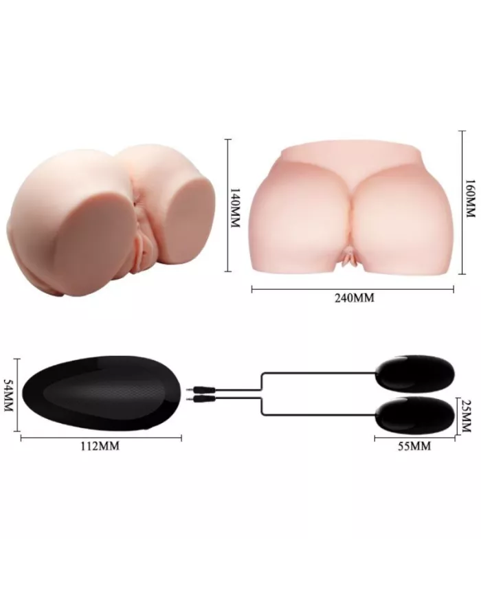 CRAZY BULL - VAGIN ET ANUS RÉALISTES AVEC VIBRATION CRAZY BULL - VAGIN ET ANUS RÉALISTES AVEC VIBRATION