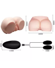 CRAZY BULL - VAGIN ET ANUS RÉALISTES AVEC VIBRATION CRAZY BULL - VAGIN ET ANUS RÉALISTES AVEC VIBRATION