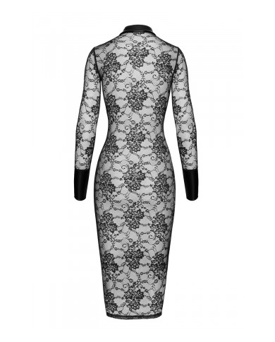Robe fourreau Noirelle F376 - Noir Handmade