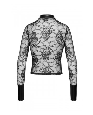 Chemise dentelle Noirelle F377 - Noir Handmade