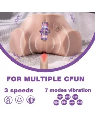 XISE - FENNIE SHAKING MASTURBATEUR RÉALISTE MULTIPOSITION VAGIN ET ANUS AVEC VIBRATION XISE - FENNIE SHAKING MASTURBATEUR RÉALISTE MULTIPOSITION VAGIN ET ANUS AVEC VIBRATION
