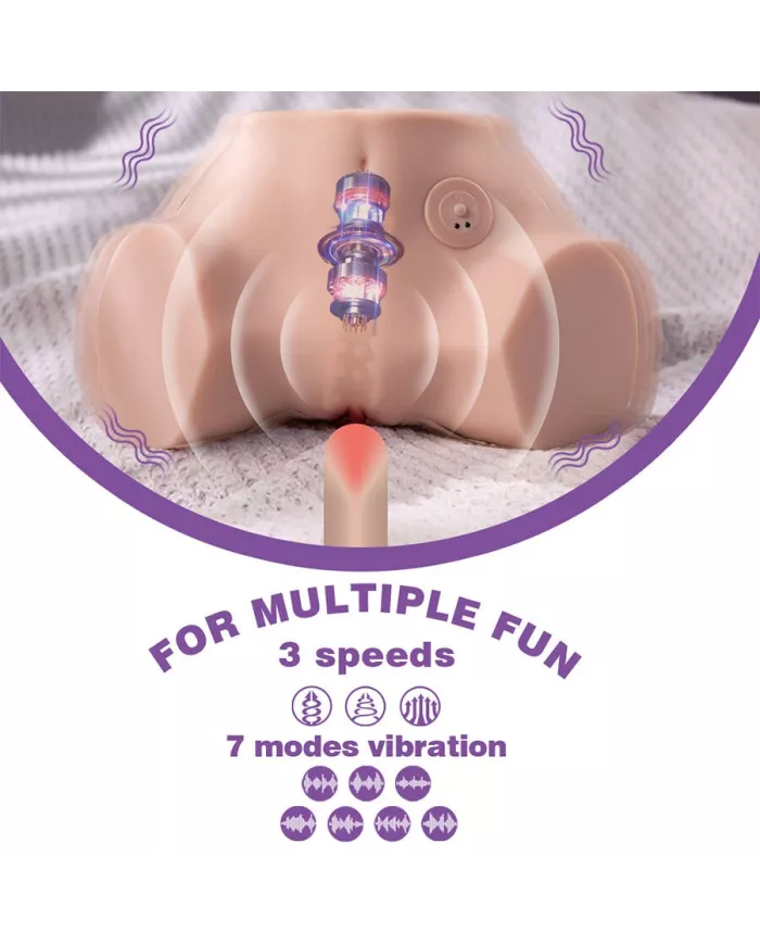 XISE - FENNIE SHAKING MASTURBATEUR RÉALISTE MULTIPOSITION VAGIN ET ANUS AVEC VIBRATION XISE - FENNIE SHAKING MASTURBATEUR RÉALISTE MULTIPOSITION VAGIN ET ANUS AVEC VIBRATION