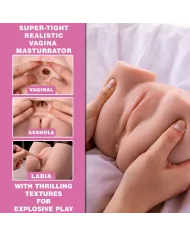 XISE - CONNIE BACK MASTURBATEUR VAGIN ET ANUS RÉALISTE MULTIPOSITION AVEC VIBRATION XISE - CONNIE BACK MASTURBATEUR VAGIN ET ANUS RÉALISTE MULTIPOSITION AVEC VIBRATION