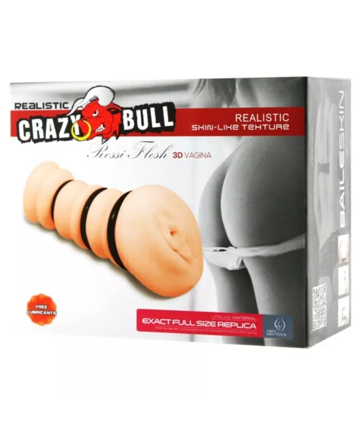 CRAZY BULL - MASTURBADOR AVEC ANNEAUX MODÈLE VAGIN 2