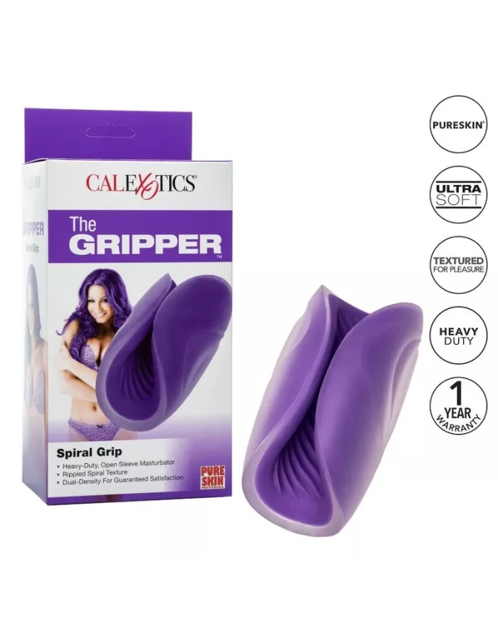 CALEXOTICS - MASTURBATEUR GRIP SPIRALE CALEXOTICS - MASTURBATEUR GRIP SPIRALE