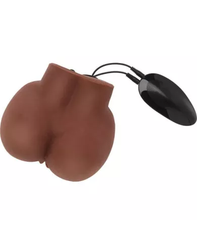 ACT - MASTURBATEUR RÉALISTE BIG ASS AVEC VIBRATEUR MARRON