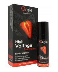 Gel d'excitation High Voltage Liquid Vibrator Fraise - Orgie