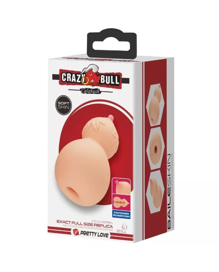 CRAZY BULL - MASTUBADOR EN FORME DE POITRINE CALEBASSE CRAZY BULL - MASTUBADOR EN FORME DE POITRINE CALEBASSE