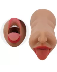 CRAZY BULL - SARAH DOUBLE MASTURBATEUR BOUCHE & VAGIN CHAIR CRAZY BULL - SARAH DOUBLE MASTURBATEUR BOUCHE & VAGIN CHAIR