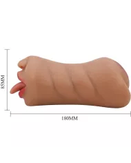 CRAZY BULL - SARAH DOUBLE MASTURBATEUR BOUCHE & VAGIN CHAIR CRAZY BULL - SARAH DOUBLE MASTURBATEUR BOUCHE & VAGIN CHAIR